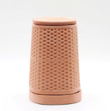 Indoor red pottery hydroponic flowerpot