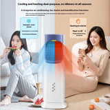 Dual Purpose Air Conditioning Fan For Both Cooling And Heating