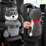 Creative Car Tissue Box Trash Can Two-in-one Cute Armrest Box Pumping Paper Box