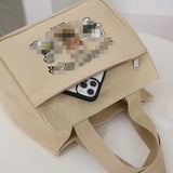 Canvas Handbag Carry Out Storage