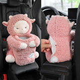 Creative Car Tissue Box Trash Can Two-in-one Cute Armrest Box Pumping Paper Box