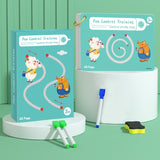 Pen Control Training Kindergarten Children Erasable Early Education Introduction Basic Practice Card