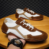 Casual Versatile Octopus Gommino Lace-up Hot Fashion Fashionmonger Men's Shoes