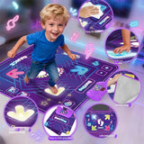Bluetooth Music Dancing Mat For Kids Educational Puzzle Adventure Game