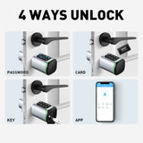Password Card Smart Lock Cylinder Graffiti Through Bluetooth Unlock