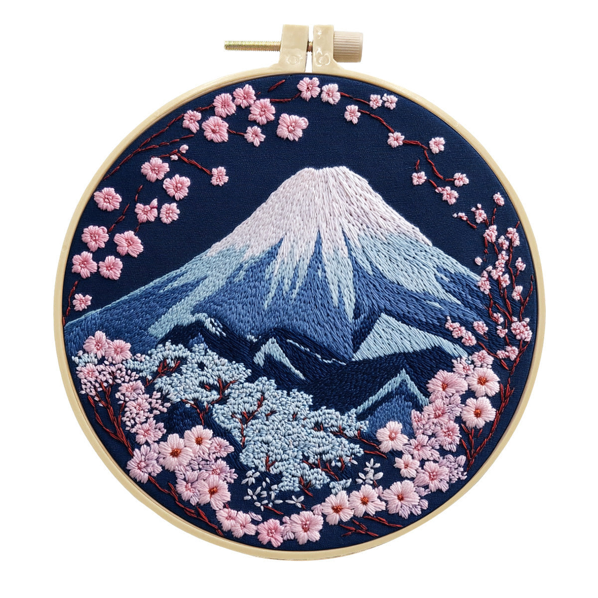 Embroidery Handmade Cloth Art Material Kit Sets Creative Needlework English