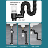 Wash Basin Down Pipe Leakproof Plug Wash Fittings