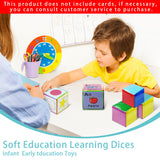 Inserting Card Soft Dice Children's Early Education Enlightment Puzzle Training Throwing Toy