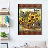 Mosaic Cross Stitch Needlework Wall Art