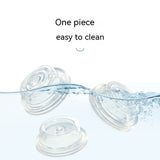 Transparent Breast Fittings Liquid Silicone Cylinder