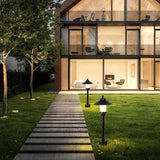Outdoor Scagliola Lawn Lamp Villa Garden Lights
