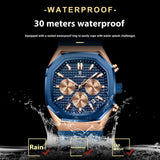 Multifunctional Six-pin Calendar Men's Watch Large Dial