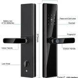 Smart Door Lock With The Fingerprint Password Card
