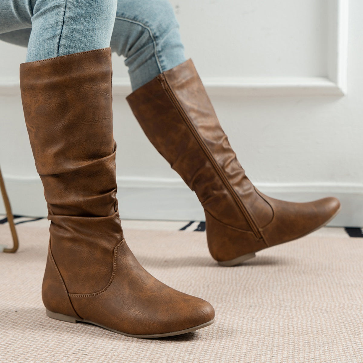 Fashion Middle Women's Western Cowboy Boot