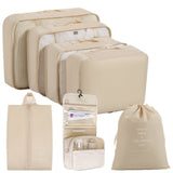 Luggage Clothes Shoes Underwear Storage Organizing Folders Eight-piece Set