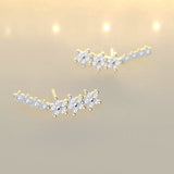 Diamond Snowflake Female All Match Luxury Earrings