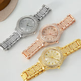 Women's Starry Rhinestone Watch Digital Roman Diamond