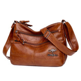 Crossbody New Shoulder Bag Soft Leather Textured