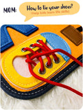 Montessori Clothing Handbag Teaching Aids Storage Children's Educational Toys Training Early Childhood Education Toys