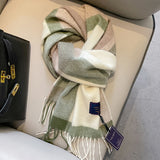 Wool Scarf Men's Winter Red New Style Fruit Green Gray